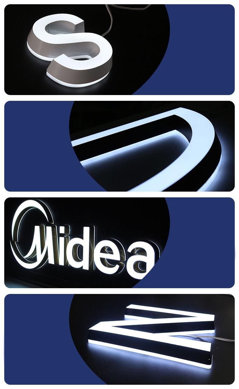 Frontlit and Backlit LED Sign